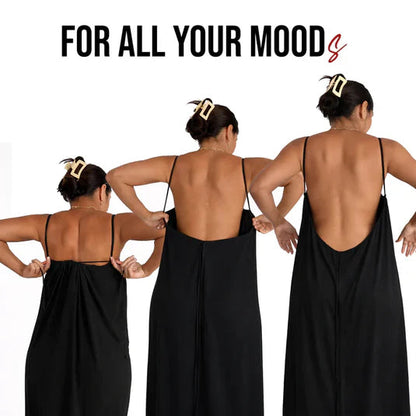HONEYMOON BACKLESS CAMI DRESS