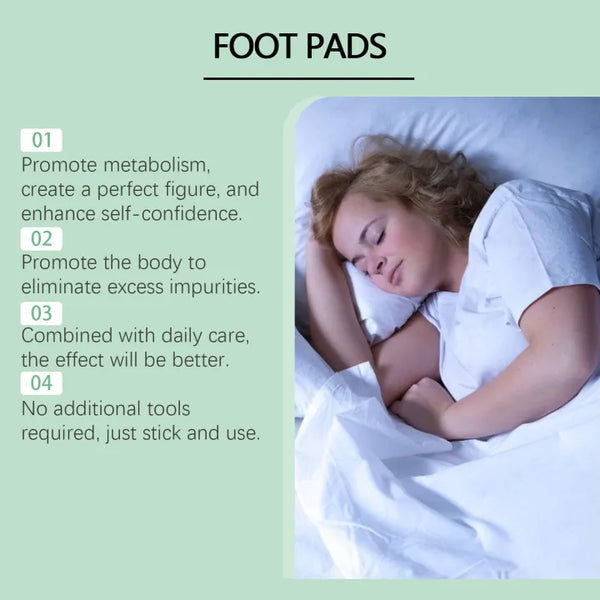100% Herbal & Gentle Ingredient Detox Foot Pads Pack of 10