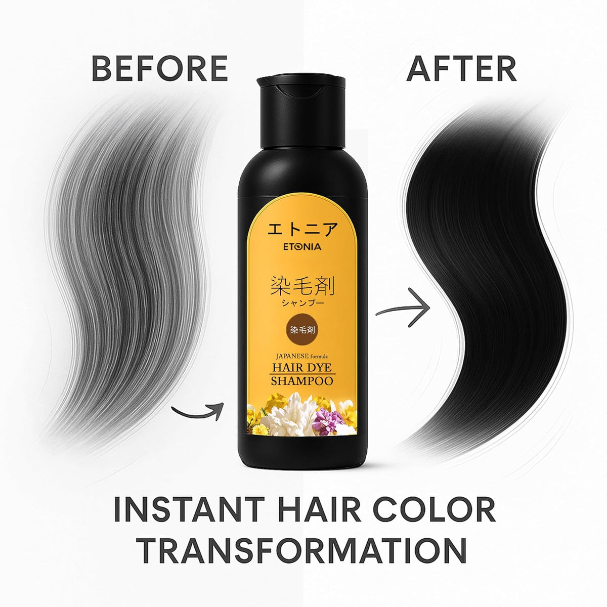 ✨Japanese Long Lasting Natural Hair Dye Shampoo (Buy 1 Get 2 Free)🔥