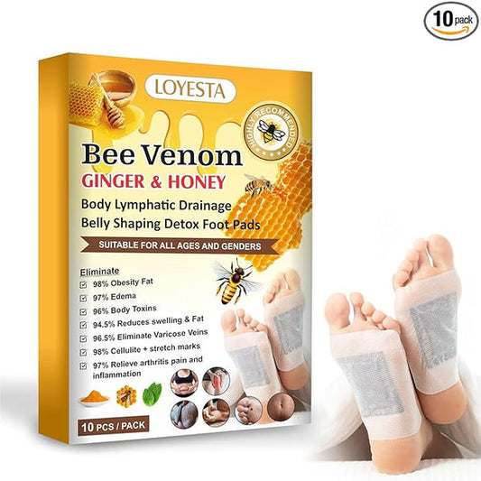 Bee-Venom & Ginger Night Detox Pads Buy 10 Get 10 Free