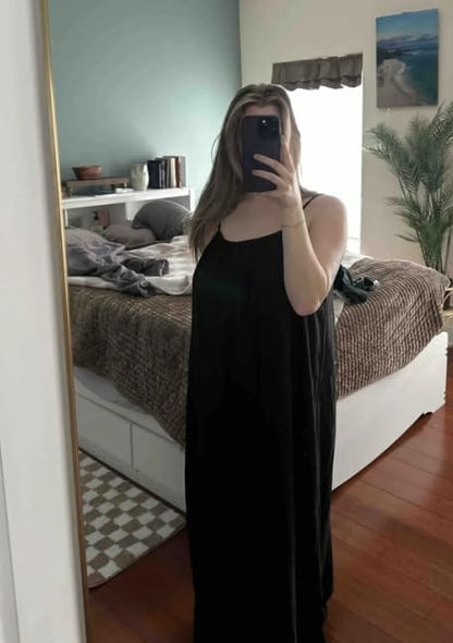 HONEYMOON BACKLESS CAMI DRESS