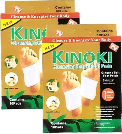 100% Herbal & Gentle Ingredient Detox Foot Pads Pack of 10